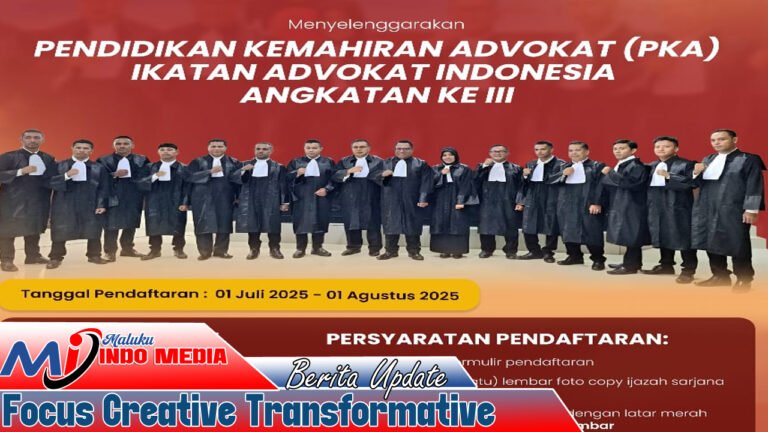 DPD IKADIN Maluku Gelar Pendidikan Khusus Advokat Angkatan III Tahun 2025