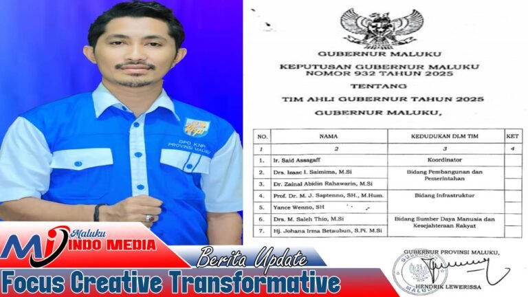 Tabrak Aturan, KNPI Kecam Gubernur Maluku Angkat 7 Staf Ahli 