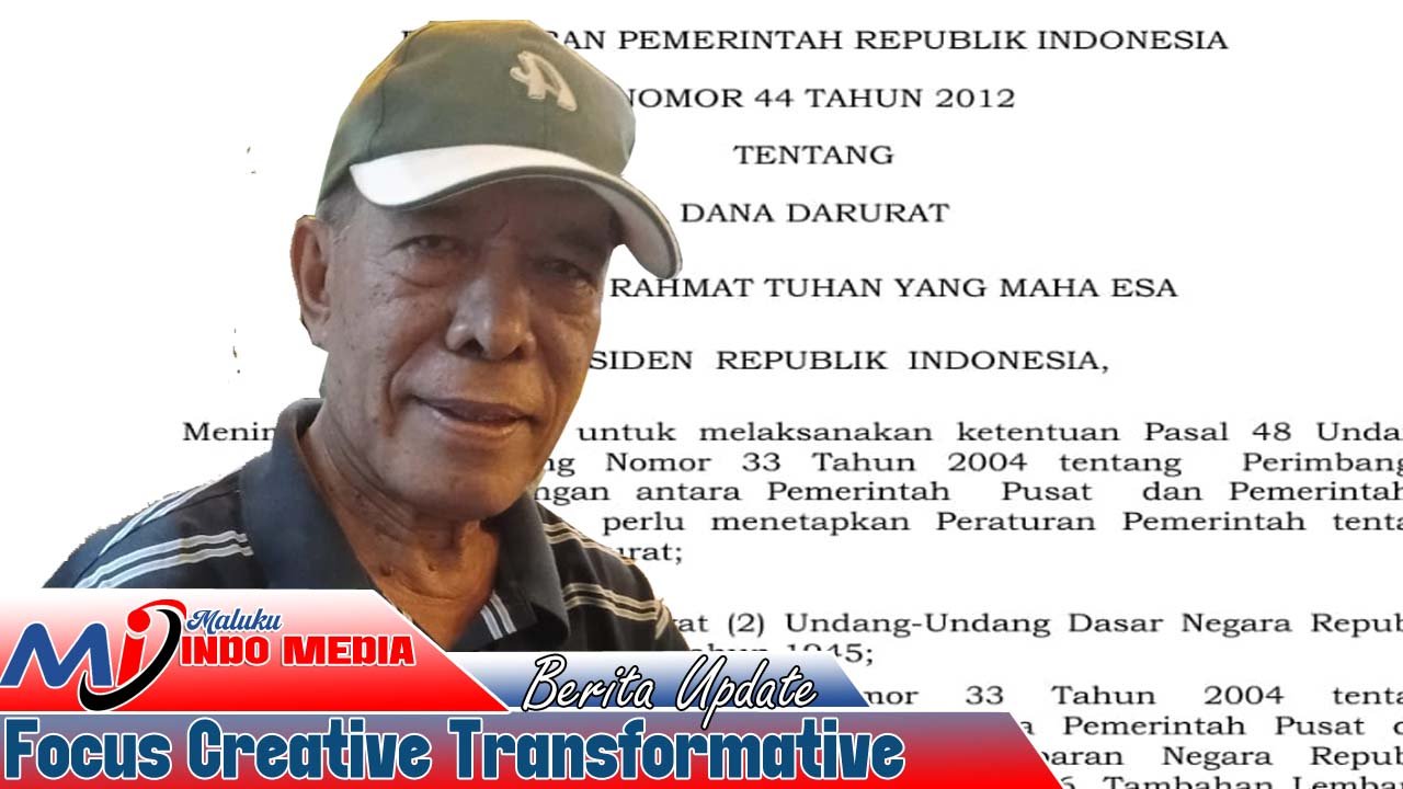 Diduga Gunakan Dana Darurat Rehab Rumdis Gubernur, Tuhepaly: Pemprov Maluku Melanggar PP Nomor 44 Tahun 2012 