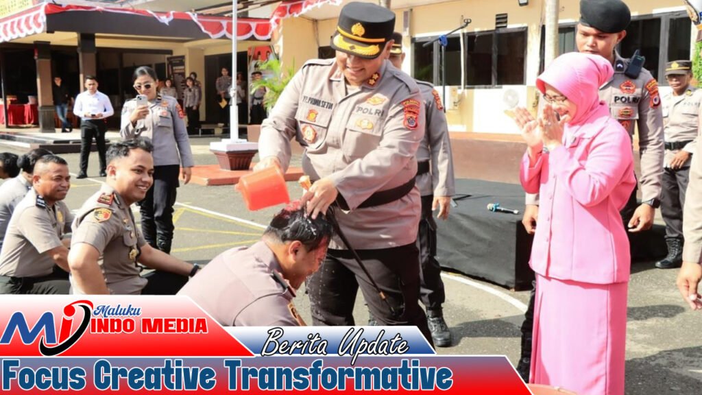62 Personil Polri Naik Pangkat, Kapolresta Ambon: Harus Bekerja dengan Profesional