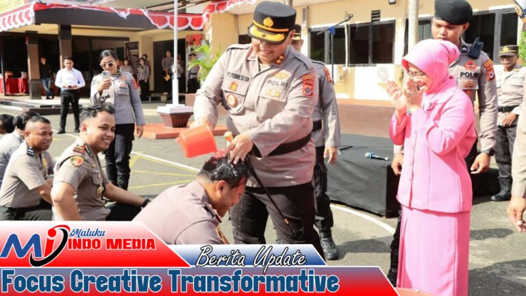 62 Personil Polri Naik Pangkat, Kapolresta Ambon: Harus Bekerja dengan Profesional 
