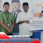 Penyerahan Bantuan Program BRI Peduli untuk Masjid Agung Kota Masohi
