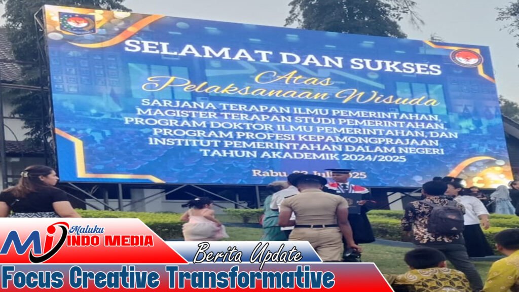 23 Putra-Putri Maluku Lulus IPDN 2025, Mendagri Hadiri Wisuda 1.010 Sarjana