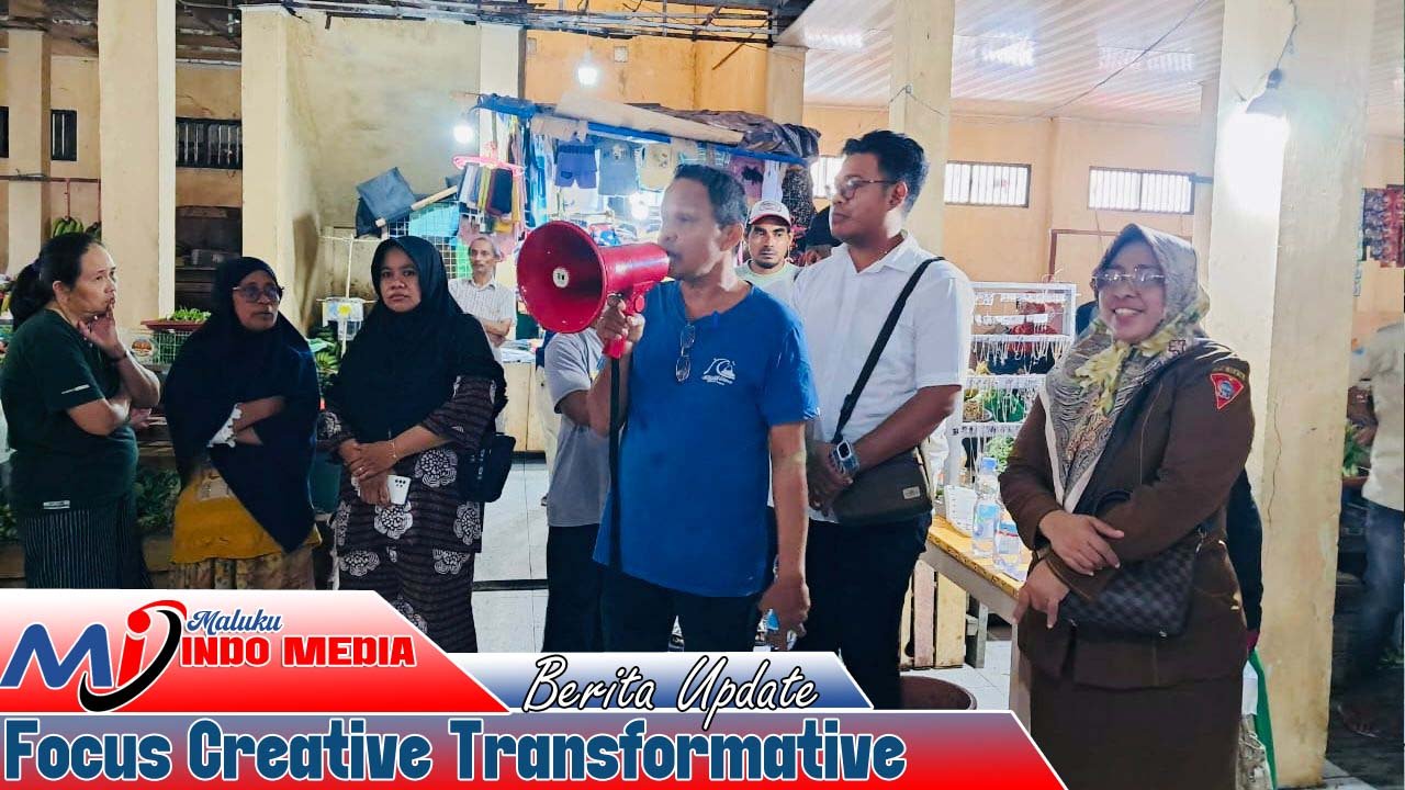 PT. LSN-DLHP Sosialisasi Wajib Rertibusi Kebersihan Bagi Pedagang di Ambon