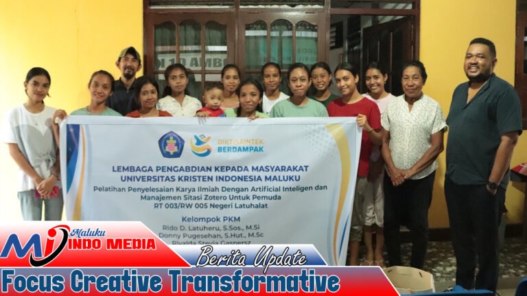 UKIM Gelar Pelatihan AI dan Zotero untuk Pemuda Negeri Latuhalat
