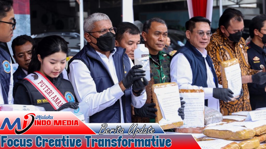 Melawan Ancaman di Tengah Kemerdekaan: BNN Musnahkan 474 Kg Narkotika & Bongkar Jaringan Rokok Elektrik