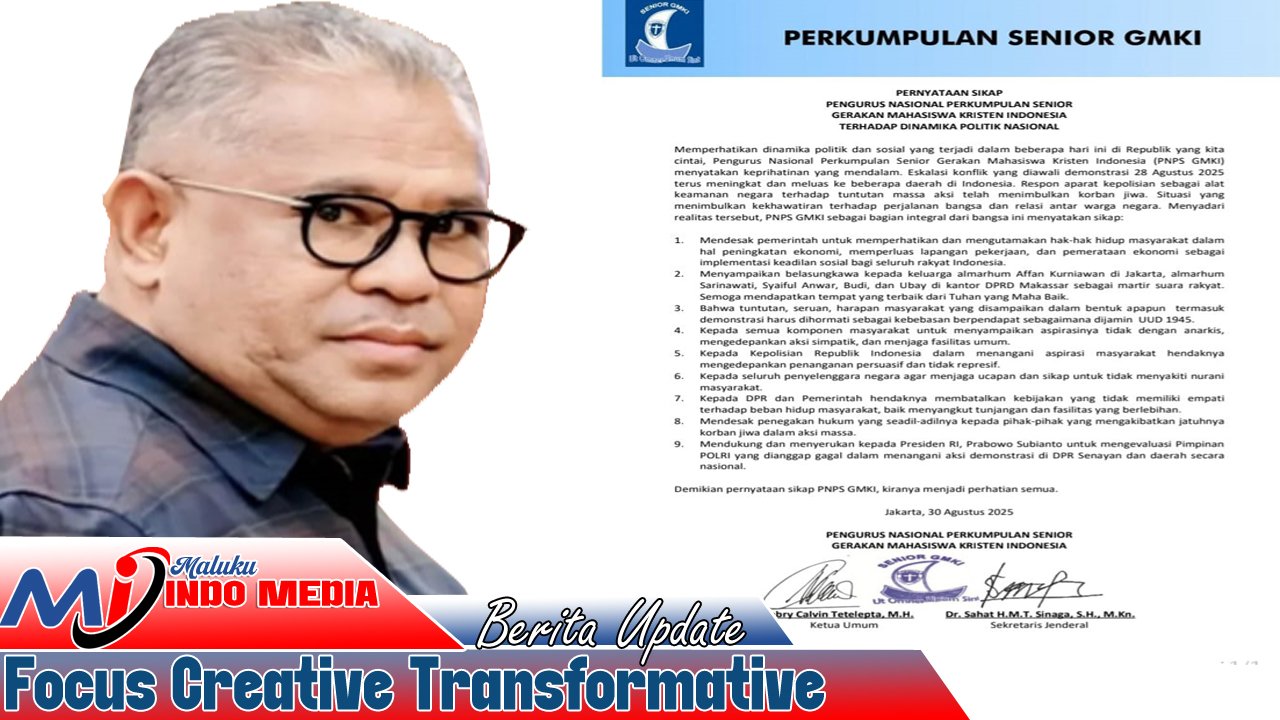 PNPS GMKI Keluarkan 9 Poin Pernyataan Sikap Terkait Dinamika Politik Nasional