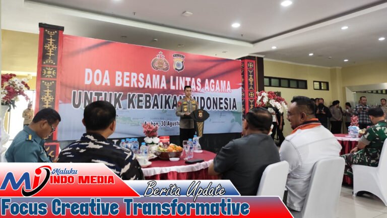 Doa Bersama Lintas Agama, Kapolda Baru Irjen Pol Dadang Hartanto: “Tarus Bikin Bae Maluku!”
