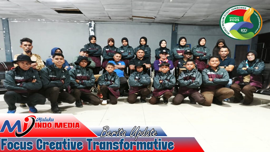 Kontingen Kwarda Maluku Berangkat ke Jambore Internasional Pramuka Muslim Dunia Pertama di Jakarta
