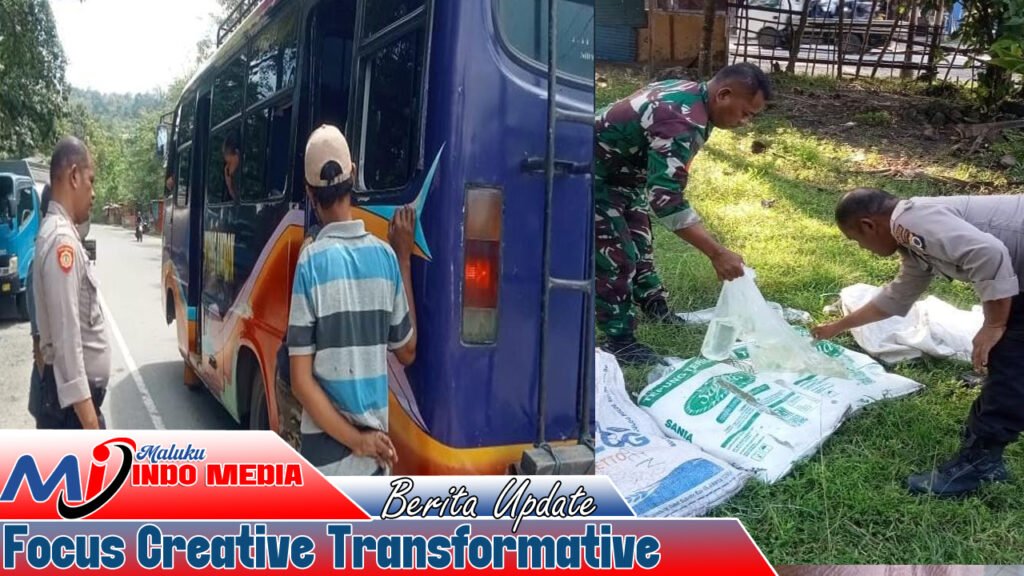 Polsek Salahutu Gagalkan Peredaran 250 Liter Sopi di Dermaga Hunimua Liang