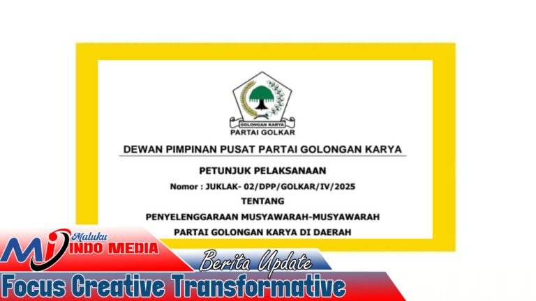 Jems Timisela: Mau Jadi Ketua DPD Golkar Maluku Harus Sudah Pernah Menjadi Pengurus Golkar