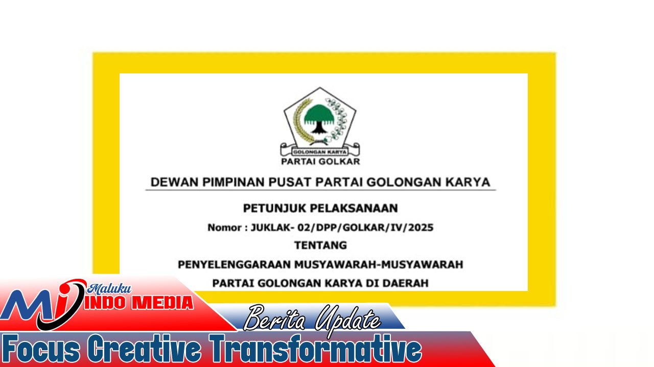 Jems Timisela: Mau Jadi Ketua DPD Golkar Maluku Harus Sudah Pernah Menjadi Pengurus Golkar