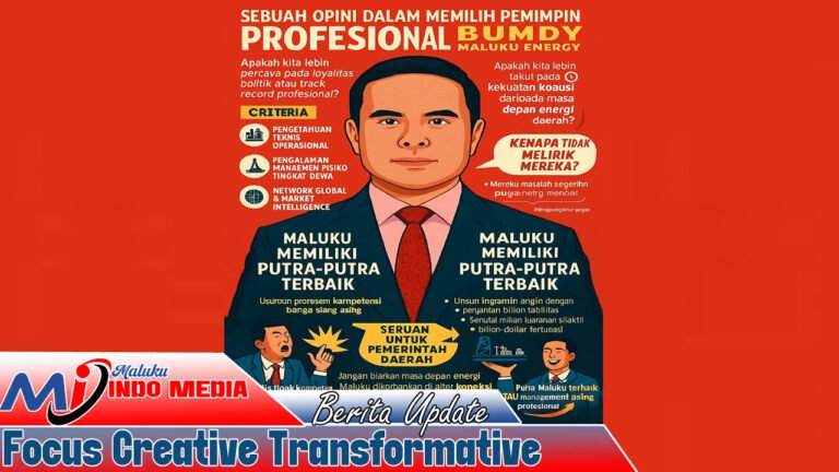 MEMILIH PEMIMPIN PROFESIONAL UNTUK MALUKU ENERGY
