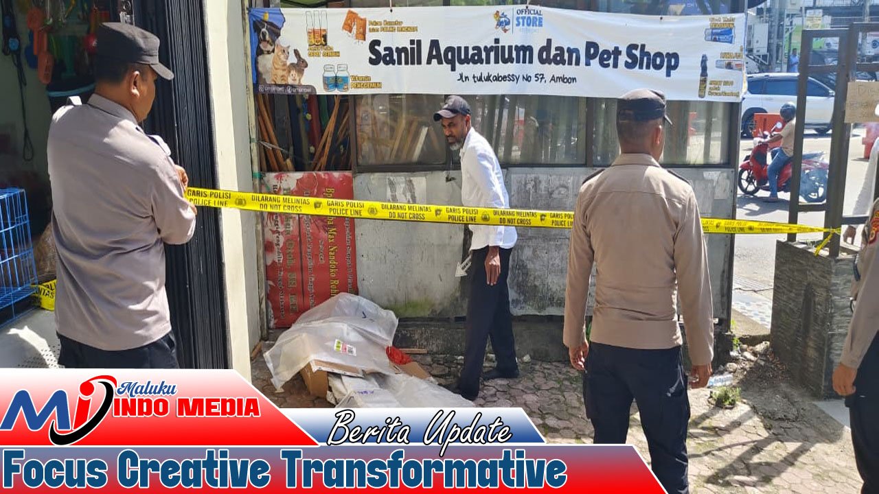 Sesosok Jenazah Tanpa Identitas Ditemukan di Depan Toko Sanil Aquarium Ambon