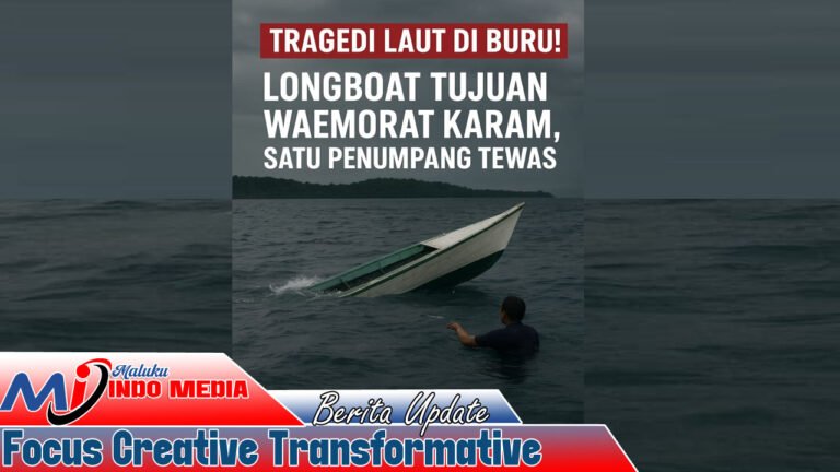 Longboat Dari Namlea Tujuan Waemorat Alami Kecelakaan, Seorang Penumpang Tewas