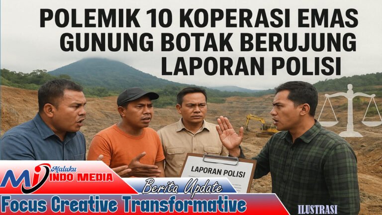 Astaga! Polemik 10 Koperasi Tambang Emas Gunung Botak Berujung Laporan Polisi