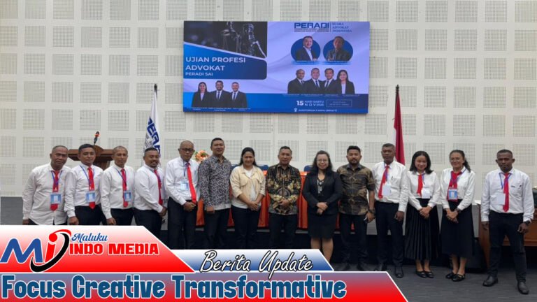 PERADI SAI Ambon ‘Menggodok’ 9 Calon Advokat: Ujian Ketat Penentu Penegak Keadilan Baru