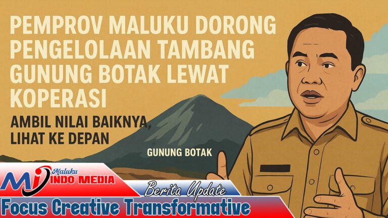 Pemprov Maluku Dorong Pengelolaan Tambang Gunung Botak Lewat Koperasi “Ambil Nilai Baiknya, Lihat ke Depan”