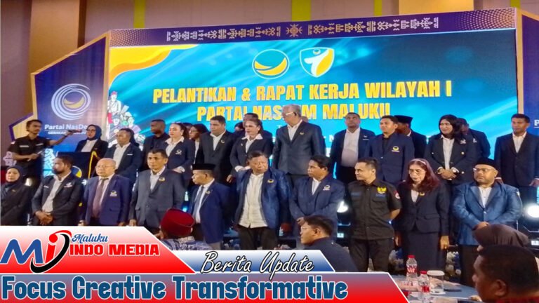 Pelantikan dan Rakerwil I Partai NasDem Maluku, Diawali Peletakan Batu Pertama Kantor DPW di Kapaha Ambon