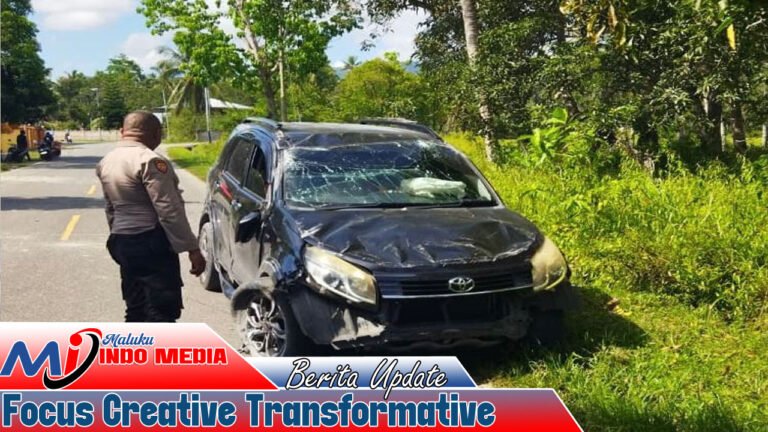 Kecelakaan Tunggal di Jalan Trans Seram, Kadis Bappeda SBB Alami Luka Akibat Kendaraan Terbalik