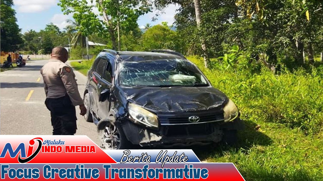 Kecelakaan Tunggal di Jalan Trans Seram, Kadis Bappeda SBB Alami Luka Akibat Kendaraan Terbalik