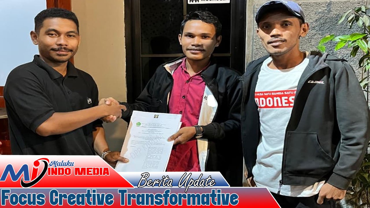 DPW KBPUM Provinsi Maluku berhasil Menyerahkan SK kepada PLT Ketua DPD KBPUM Kota Ambon Periode 2025–2026