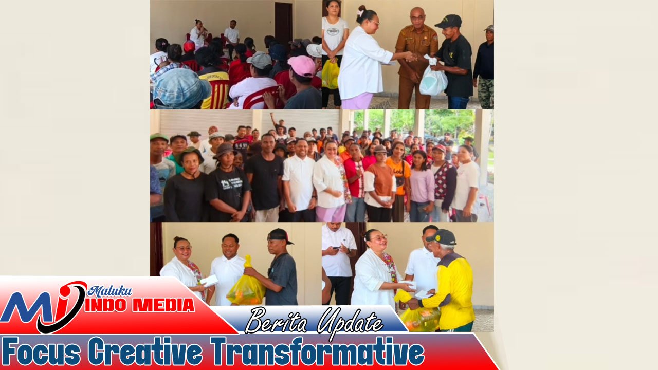 Berbagi Kasih Natal, Wakil Bupati Malteng Tegaskan Kepedulian Nyata di Tengah Efisiensi Anggaran