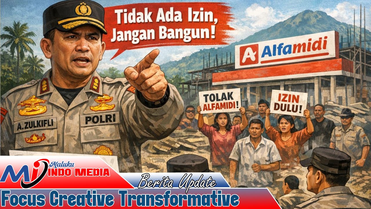 Kapolres SBB Tegas: Pembangunan Alfamidi  & Indomaret di Tanah Goyang Wajib Dihentikan, Izin dan Persetujuan Warga Belum Ada