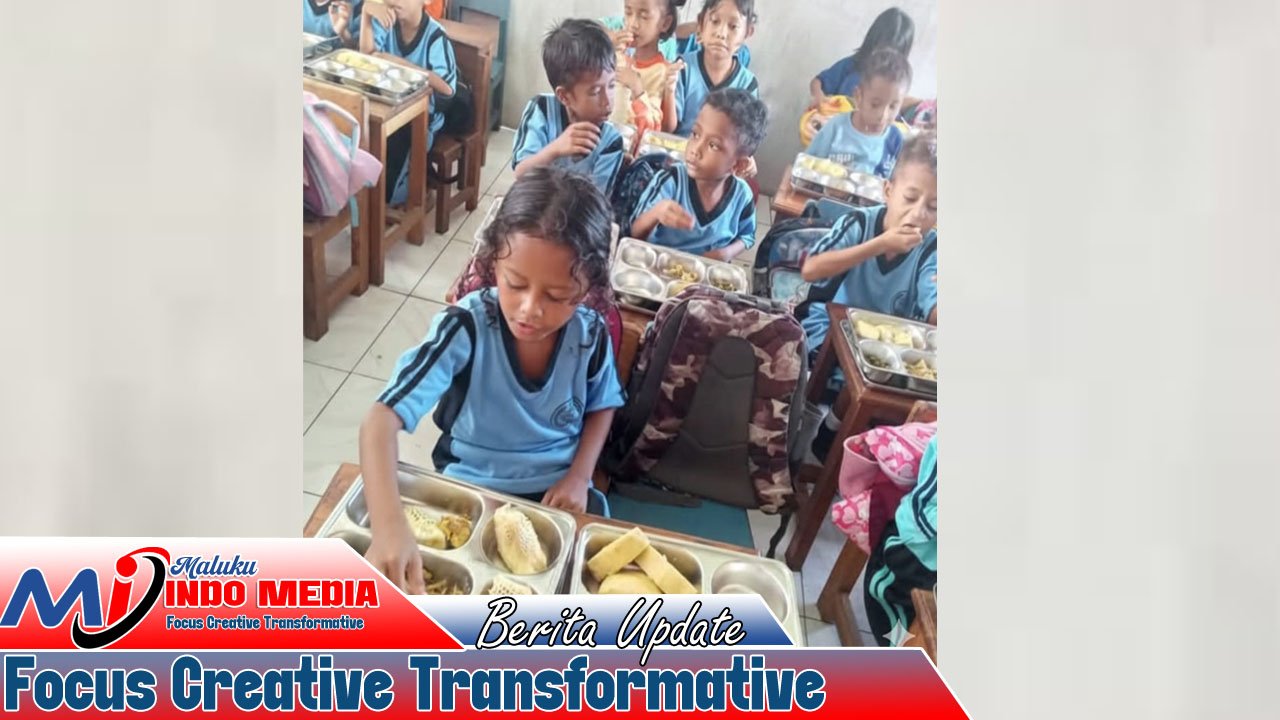Sukun Gantikan Nasi dalam Program MBG di SD Inpres Tela, Guru Dorong Anak Cintai Pangan Lokal