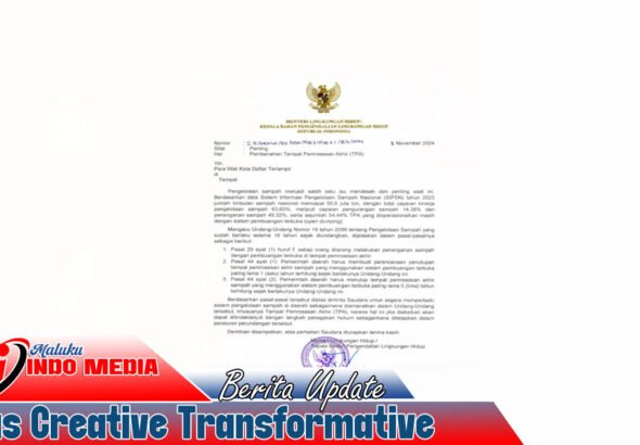 Peringatan Keras Untuk Walikota Ambon, Segera Benahi TPA