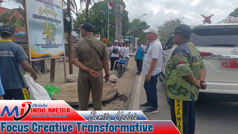 Bukan Seremoni! Bupati Timotius Kaidel Pimpin Langsung Aksi Bersih Total Kota Dobo