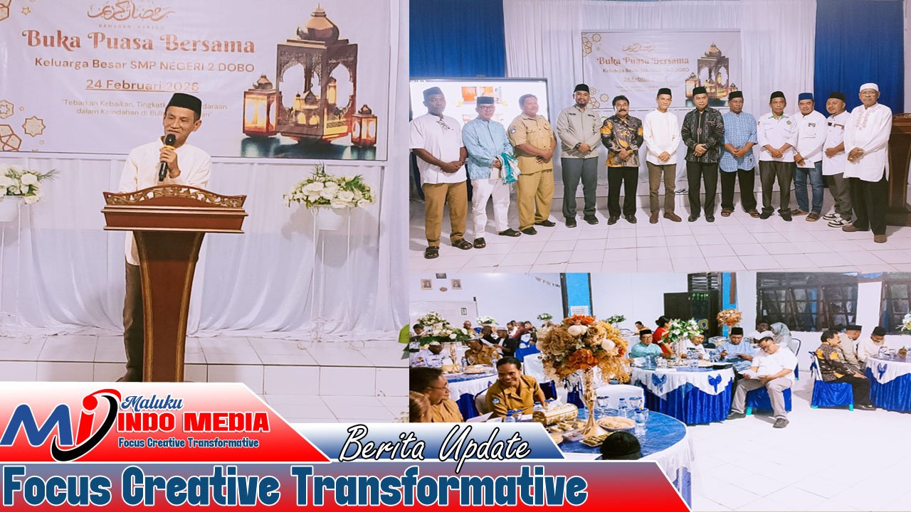 Wabup Aru Buka Puasa Bersama, Dorong Pembangunan Musholla SMPN 2 Dobo: Pendidikan Tak Cukup Hanya Cerdas, Tapi Berkarakter