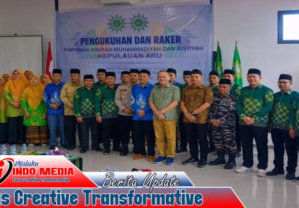 Muhammadiyah–Aisyiyah Aru Dikukuhkan, Bupati Kaidel Serukan Dakwah Mencerahkan dan Kerja Nyata