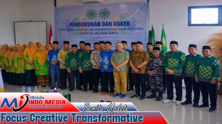 Muhammadiyah–Aisyiyah Aru Dikukuhkan, Bupati Kaidel Serukan Dakwah Mencerahkan dan Kerja Nyata