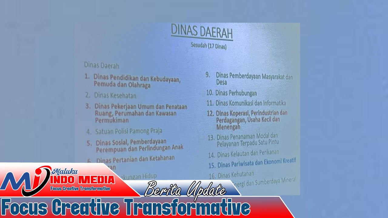 Restrukturisasi OPD: Dari 24 Menjadi 17 Dinas, Pemerintah Daerah Fokus Efisiensi dan Layanan Publik?