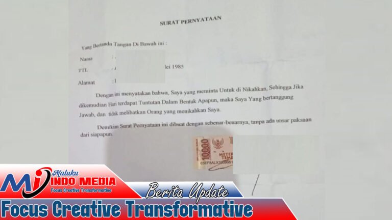 Diduga Telantarkan Istri Siri dan Anak, Etika Oknum Anggota DPRD SBB Dipertanyakan