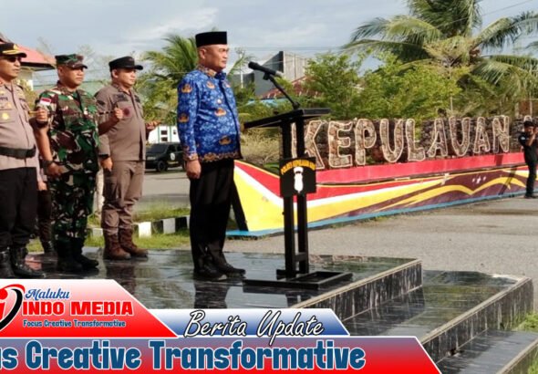 Bupati Kaidel Pimpin Apel Gelar Operasi Ketupat 2026 di Aru, Pengamanan Idulfitri Diperketat