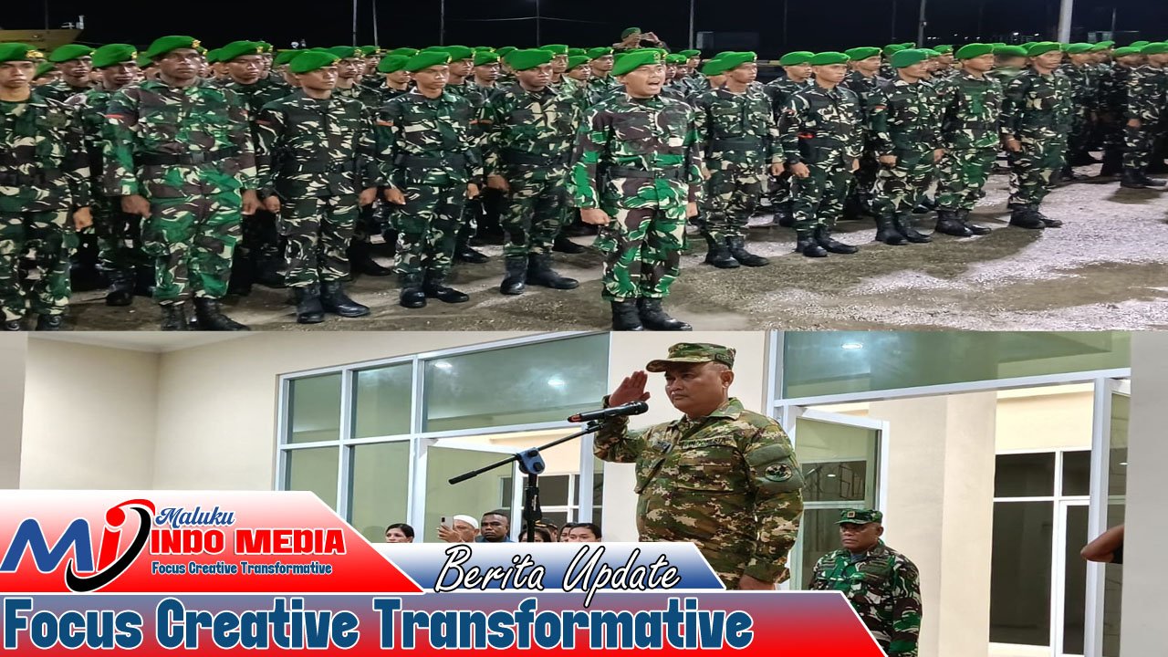 542 Prajurit Yonif TP 912 Tiba di Aru, Bupati Kaidel: Menyatu dengan Rakyat, Jangan Sakiti Hati Mereka
