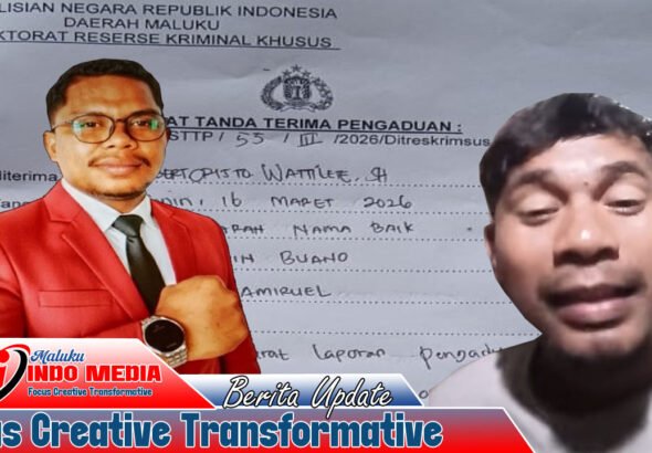 RESMI DILAPORKAN: Dugaan Pencemaran Nama Baik oleh Akun “Bhiken Amiruel” Masuk Meja Ditreskrimsus Polda Maluku