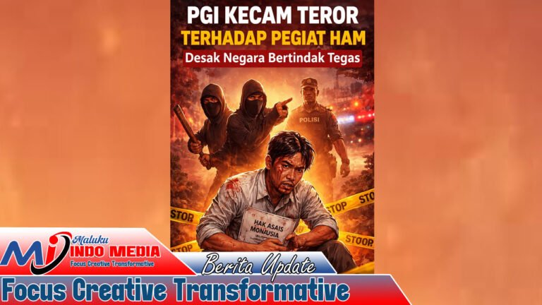PGI Kecam Teror terhadap Pegiat HAM, Desak Negara Bertindak Tegas