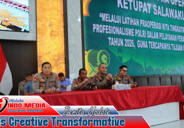 Polresta Ambon Matangkan Pengamanan Idul Fitri, Personel Ikuti Tactical Floor Game di Polda Maluku