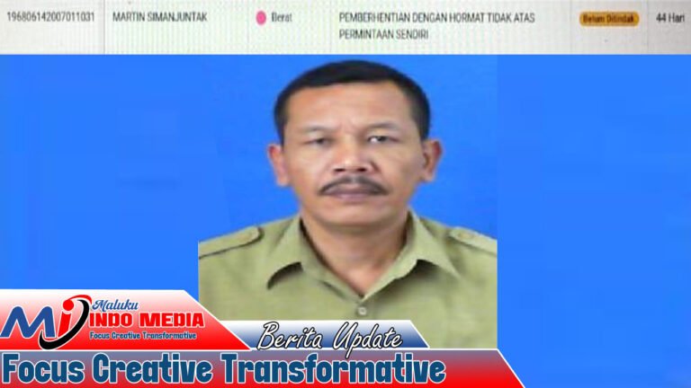 Plt Kadis PUPR Maluku Bungkam! Diduga Mangkir 44 Hari, Mathin Simanjuntak Terancam Dipecat Tidak Hormat