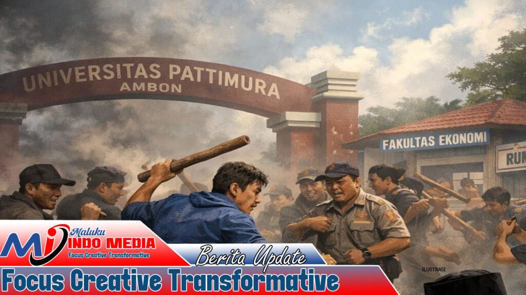 Bentrokan Usai Raker DPMF Ekonomi Unpatti, Satu Mahasiswa Diduga Ditikam di Rumahtiga