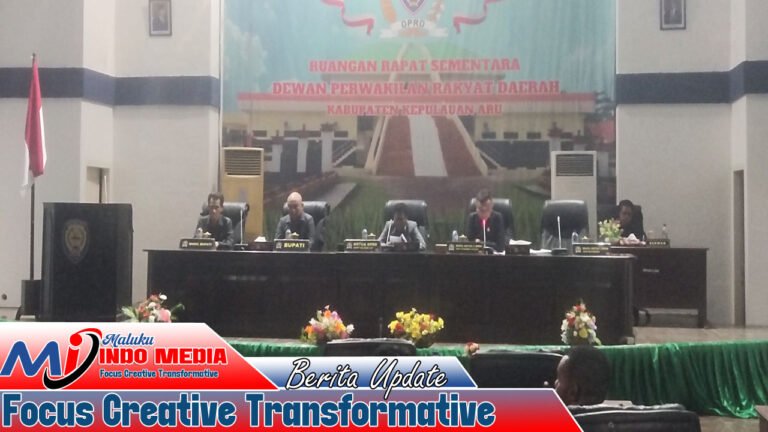 Rapat Paripurna DPRD Aru Tutup–Buka Masa Sidang, Bupati Tekankan 16 Agenda Prioritas dan Percepatan APBD-P