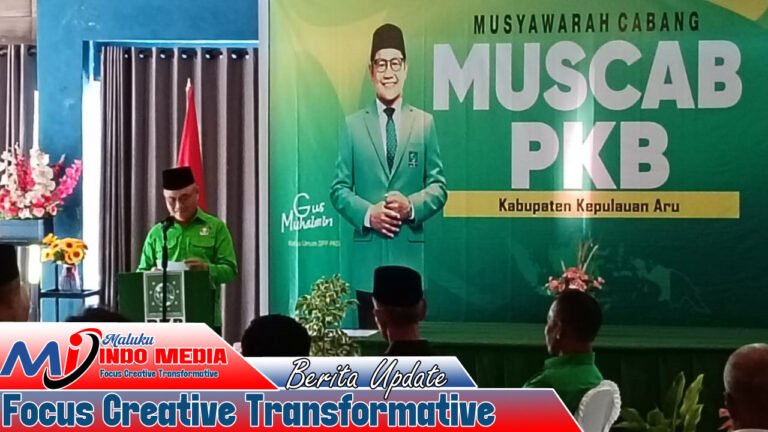 Bupati Kaidel Hadiri Pembukaan Muscab PKB Aru, Soroti Demokrasi Santun dan Soliditas Kader