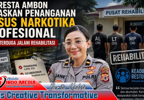Polresta Ambon Kedepankan Restorative Justice, Empat Terduga Penyalahguna Narkotika Direhabilitasi