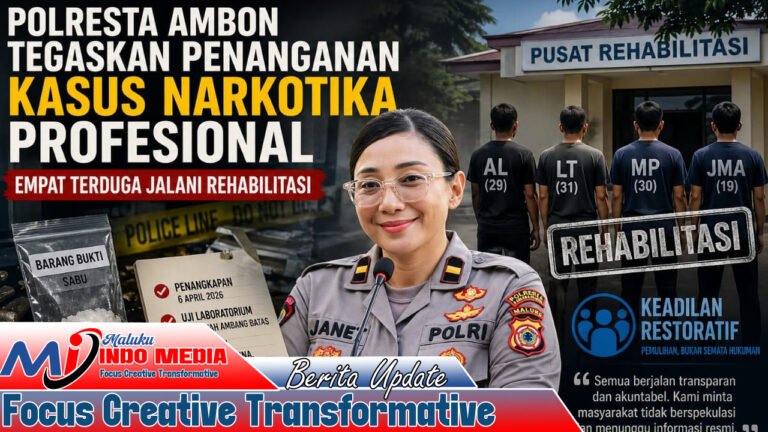 Polresta Ambon Kedepankan Restorative Justice, Empat Terduga Penyalahguna Narkotika Direhabilitasi