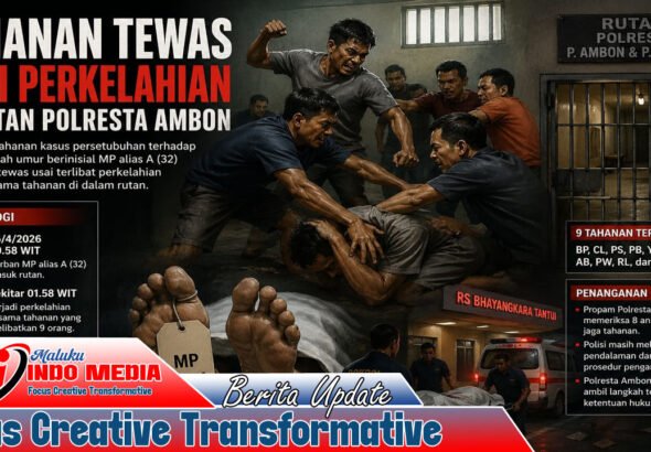 Tahanan Tewas Usai Bentrok di Rutan Polresta Ambon, Pengawasan Disorot