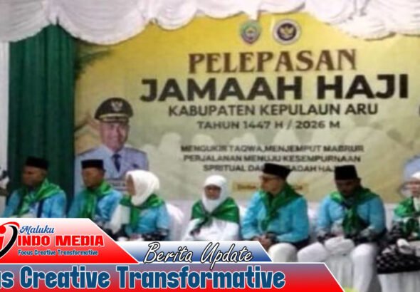 Lepas 7 CJH Asal Aru, Wabup Tekankan Ibadah Bukan Ajang Gengsi: “Fokus ke Allah, Jaga Nama Daerah”