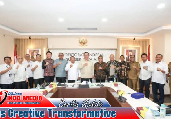 Bupati Aru Jemput Aspirasi ke Pusat, Kawal Air Bersih hingga Abrasi Pantai di Hadapan Ditjen SDA